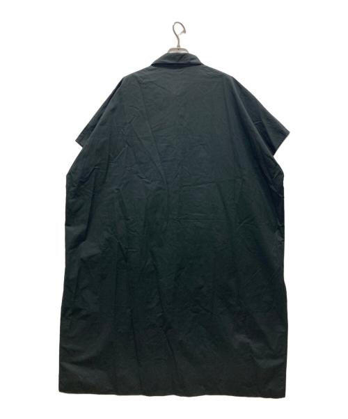 &ellecy（アンドエルシー）&ellecy (アンドエルシー) チャイナボタンシャツワンピース ブラック サイズ:Mの古着・服飾アイテム