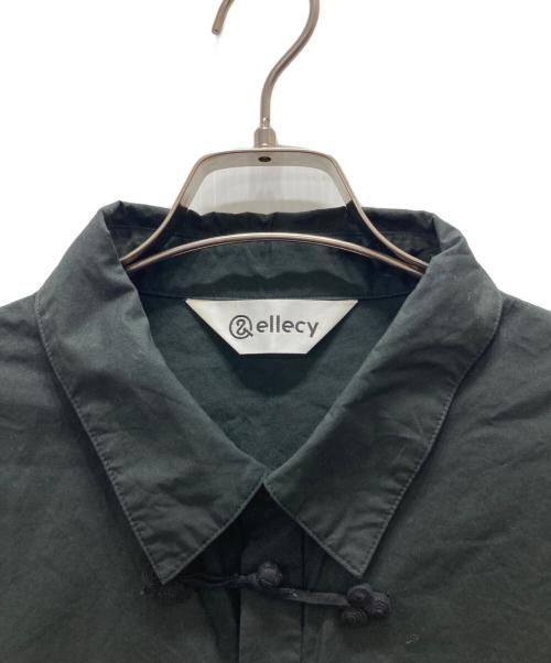 &ellecy（アンドエルシー）&ellecy (アンドエルシー) チャイナボタンシャツワンピース ブラック サイズ:Mの古着・服飾アイテム