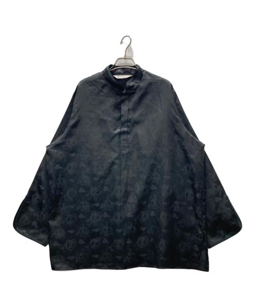 &ellecy（アンドエルシー）&ellecy (アンドエルシー) チャイナボタンブラウス ブラック サイズ:Mの古着・服飾アイテム