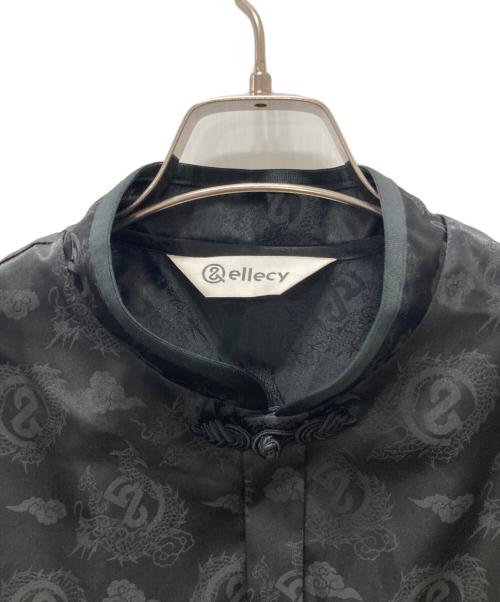 &ellecy（アンドエルシー）&ellecy (アンドエルシー) チャイナボタンブラウス ブラック サイズ:Mの古着・服飾アイテム