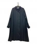 &ellecyアンドエルシー）の古着「シャツワンピース」｜ブラック