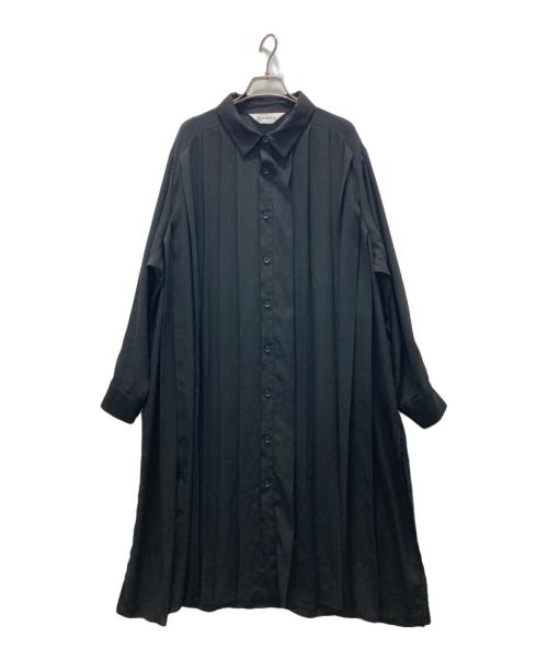 &ellecy（アンドエルシー）&ellecy (アンドエルシー) シャツワンピース ブラック サイズ:Mの古着・服飾アイテム