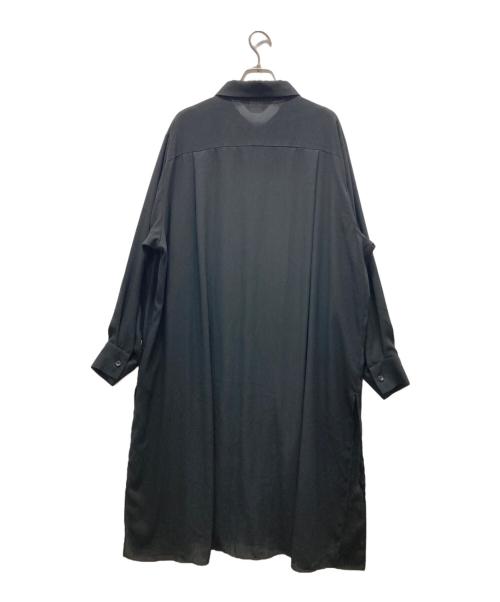 &ellecy（アンドエルシー）&ellecy (アンドエルシー) シャツワンピース ブラック サイズ:Mの古着・服飾アイテム