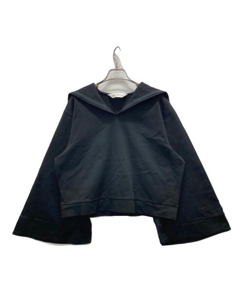 &ellecy（アンドエルシー）&ellecy (アンドエルシー) セーラーカラースウェット ブラック サイズ:Mの古着・服飾アイテム