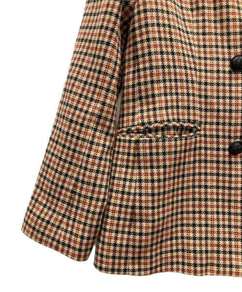 Lois CRAYON（ロイスクレヨン）Lois CRAYON (ロイスクレヨン) ダブルジャケット ブラウン サイズ:Mの古着・服飾アイテム