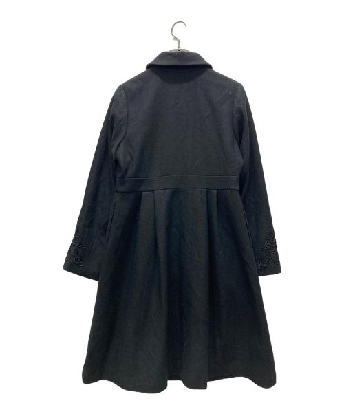 &ellecy（アンドエルシー）&ellecy (アンドエルシー) ステンカラーコート ブラック サイズ:Mの古着・服飾アイテム