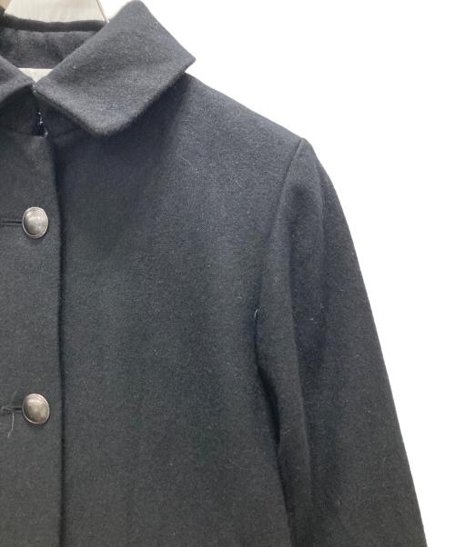 &ellecy（アンドエルシー）&ellecy (アンドエルシー) ステンカラーコート ブラック サイズ:Mの古着・服飾アイテム