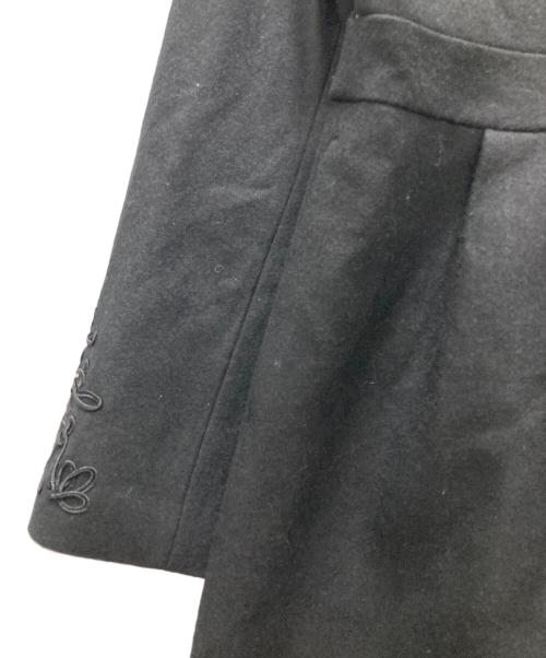 &ellecy（アンドエルシー）&ellecy (アンドエルシー) ステンカラーコート ブラック サイズ:Mの古着・服飾アイテム
