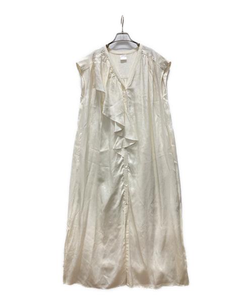 CITYSHOP（シティショップ）CITYSHOP (シティショップ) ノースリーブワンピース ホワイト サイズ:38の古着・服飾アイテム