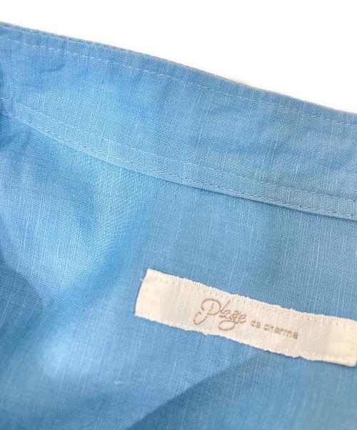 Plage（プラージュ）Plage (プラージュ) リネン混ワンピース スカイブルー サイズ:Mの古着・服飾アイテム