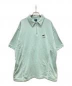 HUFハフ）の古着「ハーフジップスウェット」｜黄緑