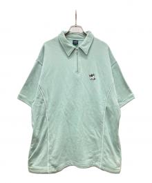 HUF（ハフ）の古着「ハーフジップスウェット」｜黄緑
