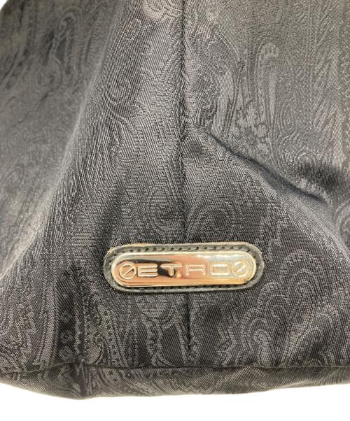 ETRO（エトロ）ETRO (エトロ) リバーシブルミニトートバッグ ブラック×イエローの古着・服飾アイテム