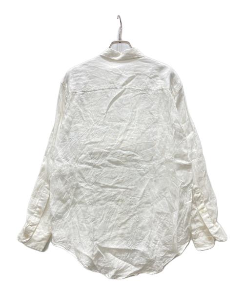 LAUREN RALPH LAUREN（ローレン ラルフ ローレン）LAUREN RALPH LAUREN (ローレン ラルフ ローレン) リネンシャツ ホワイト サイズ:Sの古着・服飾アイテム