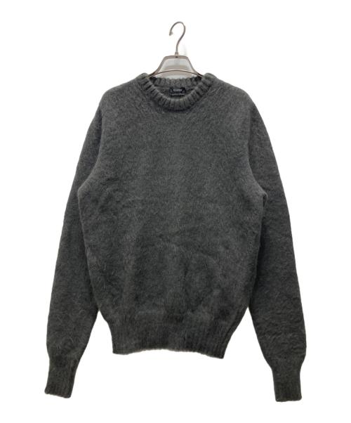 JIL SANDER（ジルサンダー）JIL SANDER (ジルサンダー) クルーネックニット グレー サイズ:46の古着・服飾アイテム