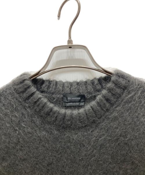 JIL SANDER（ジルサンダー）JIL SANDER (ジルサンダー) クルーネックニット グレー サイズ:46の古着・服飾アイテム