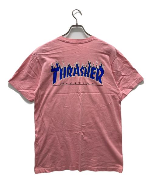 SUPREME（シュプリーム）Supreme (シュプリーム) THRASHER (スラッシャー) THRASHER Tee ピンク サイズ:Mの古着・服飾アイテム