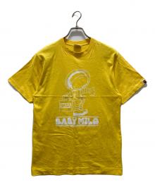 BAPE BY A BATHING APE（ベイプバイアベイシングエイプ）の古着「BABY MILO TEE」｜イエロー