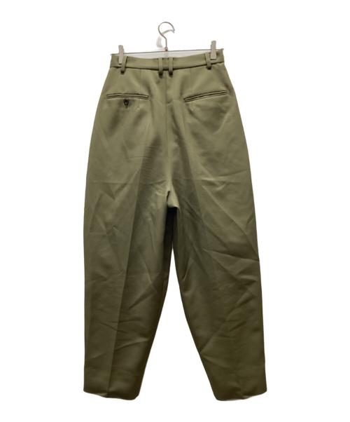 THE HANDSOME（ハンサム）THE HANDSOME (ハンサム) タックスラックス オリーブ サイズ:記載なしの為不明の古着・服飾アイテム