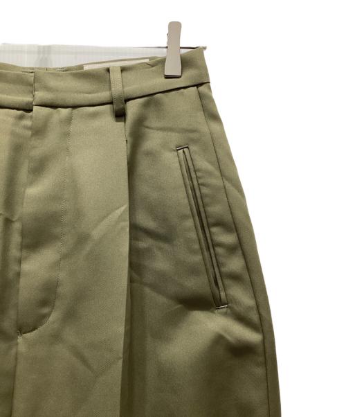 THE HANDSOME（ハンサム）THE HANDSOME (ハンサム) タックスラックス オリーブ サイズ:記載なしの為不明の古着・服飾アイテム