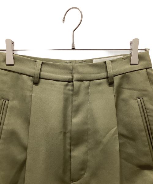 THE HANDSOME（ハンサム）THE HANDSOME (ハンサム) タックスラックス オリーブ サイズ:記載なしの為不明の古着・服飾アイテム