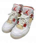 NIKEナイキ）の古着「AIR JORDAN 4 RETRO」｜ホワイト