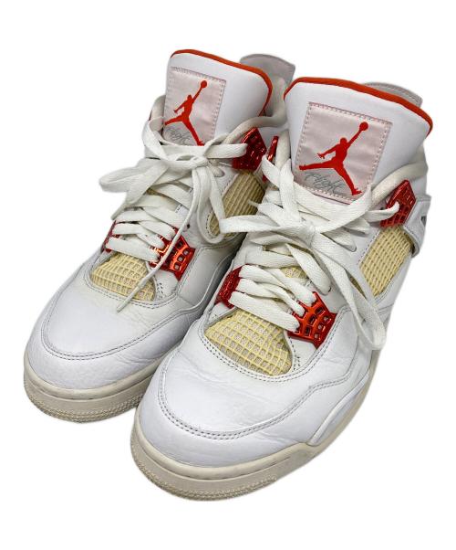 NIKE（ナイキ）NIKE (ナイキ) AIR JORDAN 4 RETRO ホワイト サイズ:28の古着・服飾アイテム