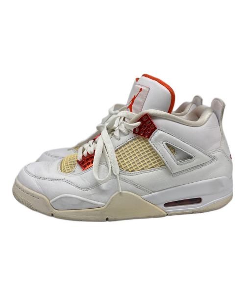 NIKE（ナイキ）NIKE (ナイキ) AIR JORDAN 4 RETRO ホワイト サイズ:28の古着・服飾アイテム