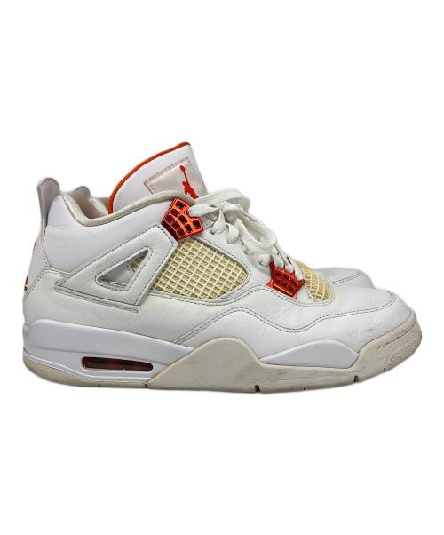 NIKE（ナイキ）NIKE (ナイキ) AIR JORDAN 4 RETRO ホワイト サイズ:28の古着・服飾アイテム