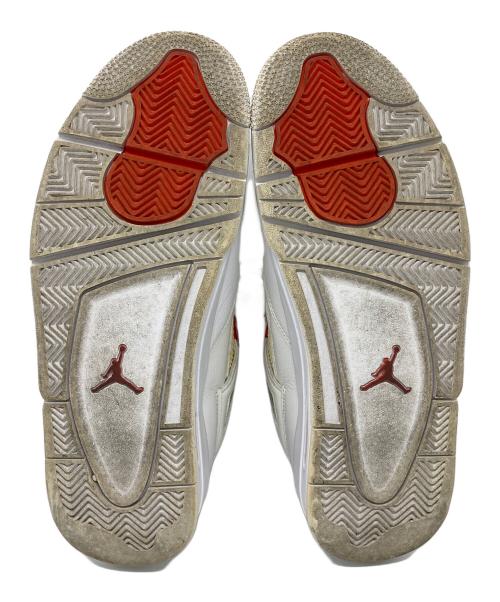 NIKE（ナイキ）NIKE (ナイキ) AIR JORDAN 4 RETRO ホワイト サイズ:28の古着・服飾アイテム