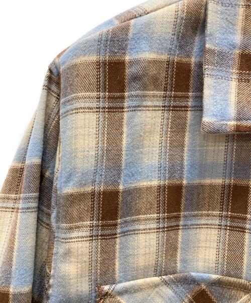 Noen（ノエン）Noen (ノエン) チェックシャツ ブラウン サイズ:Lの古着・服飾アイテム