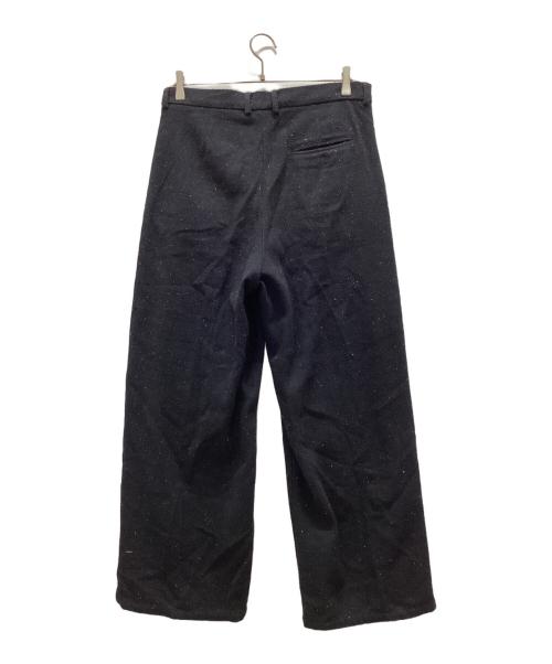 Noen（ノエン）Noen (ノエン) カラーネップタックワイドパンツ ネイビー サイズ:Lの古着・服飾アイテム