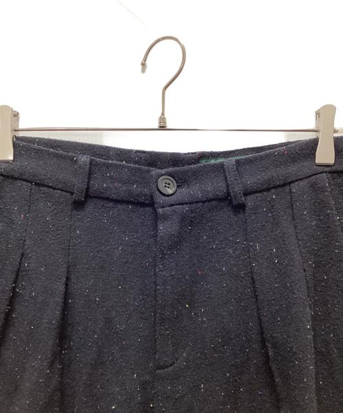 Noen（ノエン）Noen (ノエン) カラーネップタックワイドパンツ ネイビー サイズ:Lの古着・服飾アイテム