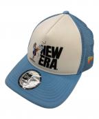 New Era×STREET FIGHTER Ⅱニューエラ×ストリートファイターツー）の古着「メッシュキャップ」｜スカイブルー