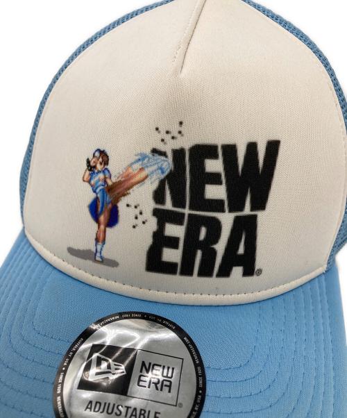 New Era（ニューエラ）New Era (ニューエラ) STREET FIGHTER Ⅱ (ストリートファイターツー) メッシュキャップ スカイブルーの古着・服飾アイテム