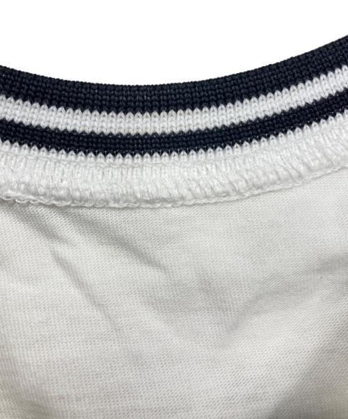 FRED PERRY（フレッドペリー）FRED PERRY (フレッドペリー) TWIN TIPPED T-SHIRT ホワイト サイズ:Lの古着・服飾アイテム