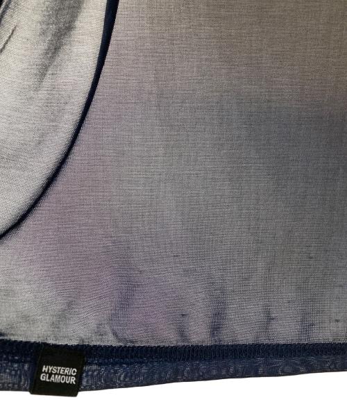 Hysteric Glamour（ヒステリックグラマー）Hysteric Glamour (ヒステリックグラマー) シースルータンクトップ ネイビー×ピンク サイズ:FREEの古着・服飾アイテム