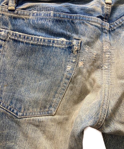 Hysteric Glamour（ヒステリックグラマー）Hysteric Glamour (ヒステリックグラマー) CPR加工 リペア スタッズ デニム パンツ インディゴ サイズ:Sの古着・服飾アイテム