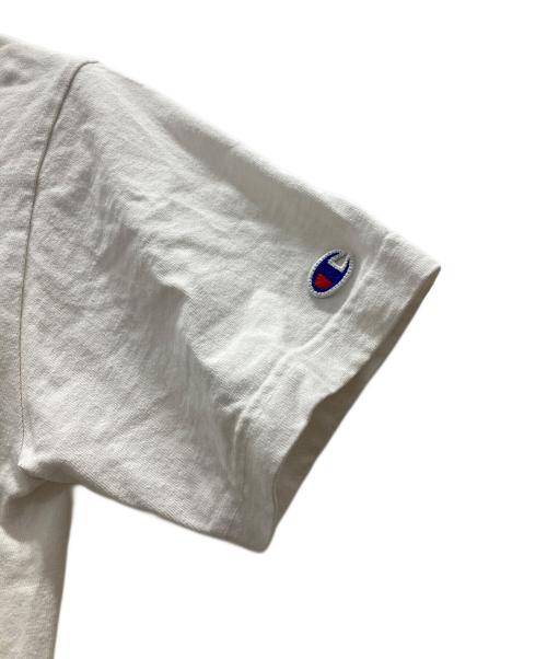 Champion（チャンピオン）Champion (チャンピオン) Cal (カル) カレッジプリントTシャツ/Cal / カリフォルニア州立大学 ホワイト サイズ:Mの古着・服飾アイテム