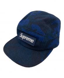 SUPREME（シュプリーム）の古着「camo wool camp cap」｜ネイビー