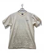 Patagoniaパタゴニア）の古着「90s ロゴTシャツ/Fitzroy Skyline」｜ベージュ