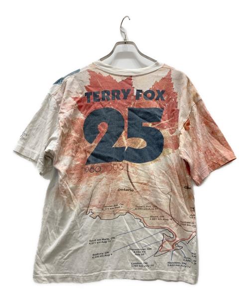 USED（ユーズド）USED (ユーズド) メモリアルプリントTシャツ ホワイト サイズ:Lの古着・服飾アイテム