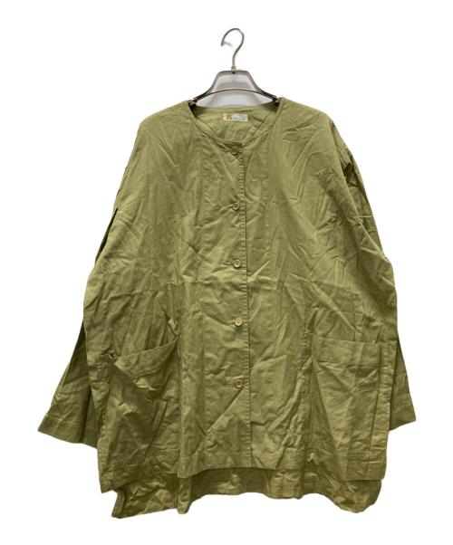 ISSEY SPORT（イッセイスポーツ）ISSEY SPORT (イッセイスポーツ) シャツジャケット グリーン サイズ:Mの古着・服飾アイテム