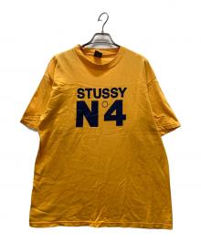 stussy（ステューシー）の古着「90’s N4プリントTシャツ」｜イエロー