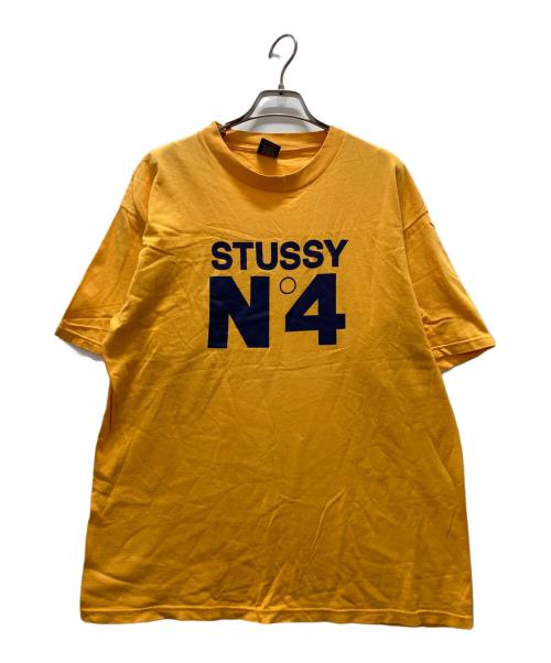 stussy（ステューシー）stussy (ステューシー) 90’s N4プリントTシャツ イエロー サイズ:Lの古着・服飾アイテム