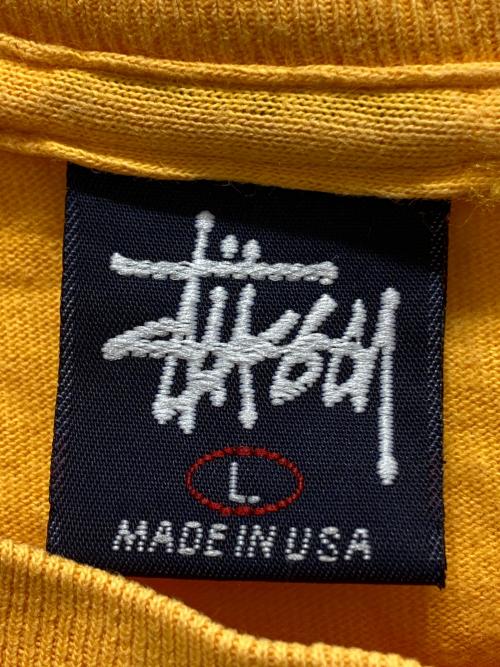 stussy（ステューシー）stussy (ステューシー) 90’s N4プリントTシャツ イエロー サイズ:Lの古着・服飾アイテム