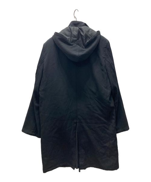Jean Paul Gaultier homme（ジャンポールゴルチェオム）Jean Paul Gaultier homme (ジャンポールゴルチェオム) ライナー付フーデッドコート ブラック サイズ:50の古着・服飾アイテム