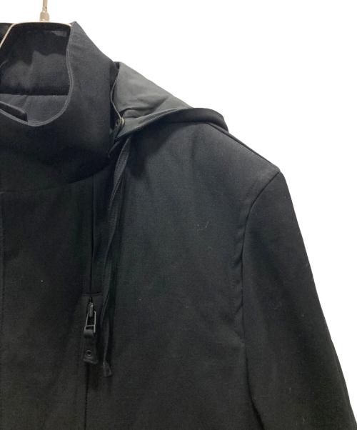 Jean Paul Gaultier homme（ジャンポールゴルチェオム）Jean Paul Gaultier homme (ジャンポールゴルチェオム) ライナー付フーデッドコート ブラック サイズ:50の古着・服飾アイテム