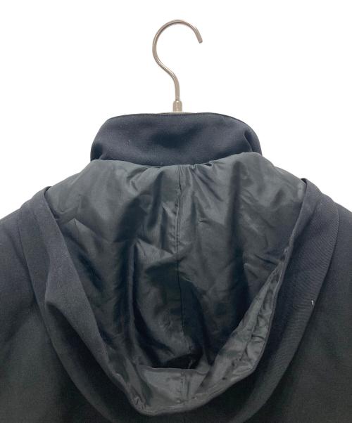 Jean Paul Gaultier homme（ジャンポールゴルチェオム）Jean Paul Gaultier homme (ジャンポールゴルチェオム) ライナー付フーデッドコート ブラック サイズ:50の古着・服飾アイテム