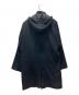 Jean Paul Gaultier homme (ジャンポールゴルチェオム) ライナー付フーデッドコート ブラック サイズ:50：30000円
